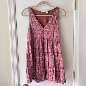 NWOT Flowy V-Neck Mini Dress